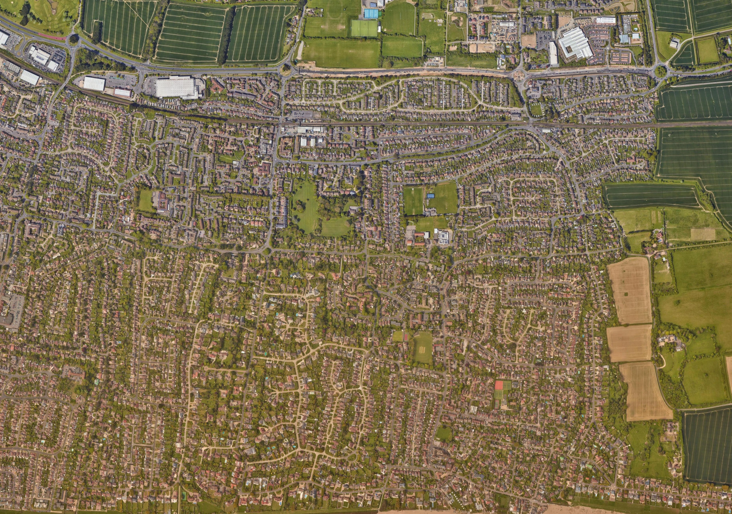 Modern comparison map or satellite image.