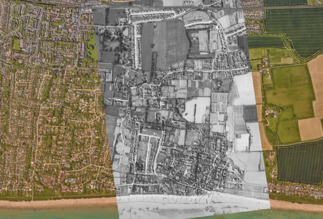 Historical view of East Preston.