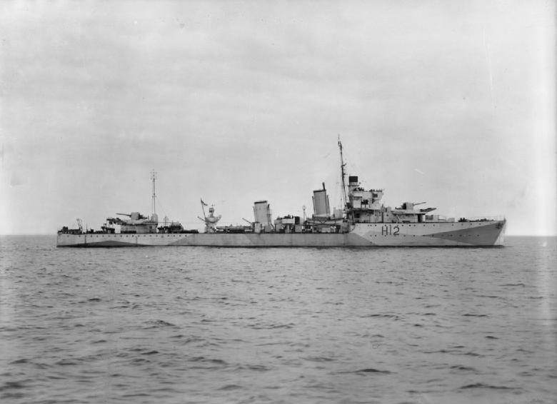 Photograph associated with HMS Achates (H12)