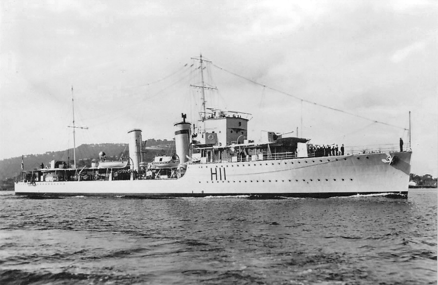 Photograph associated with HMS Basilisk (H11)