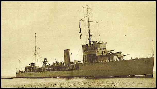 Photograph associated with HMS Broke (D83)