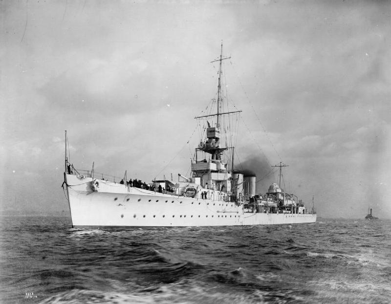 Photograph associated with HMS Cairo (D87)