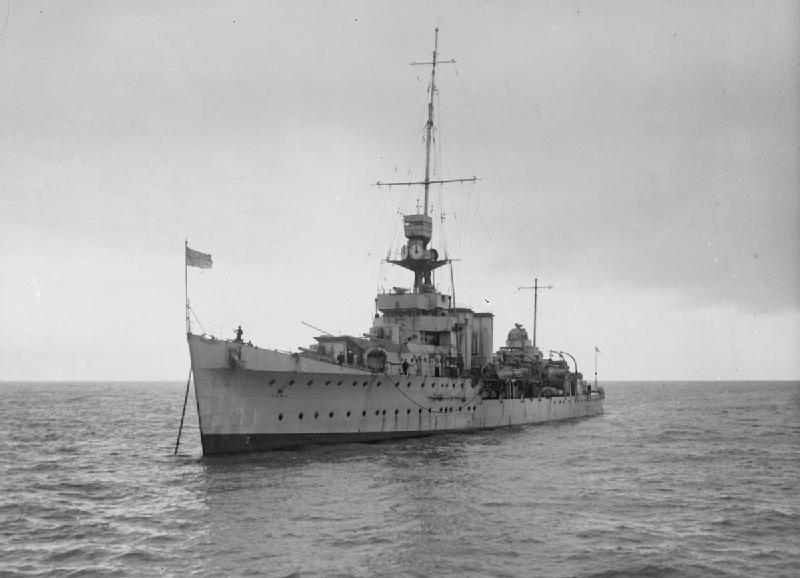 Photograph associated with HMS Calcutta (D82)