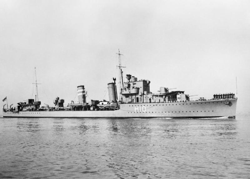 Photograph associated with HMS Encounter (H10)