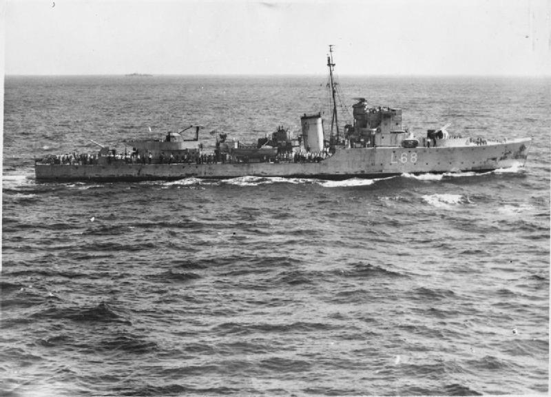 Photograph associated with HMS Eridge (L68)