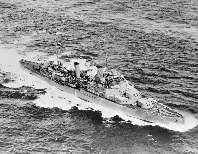 Photograph associated with HMS Fiji (58)