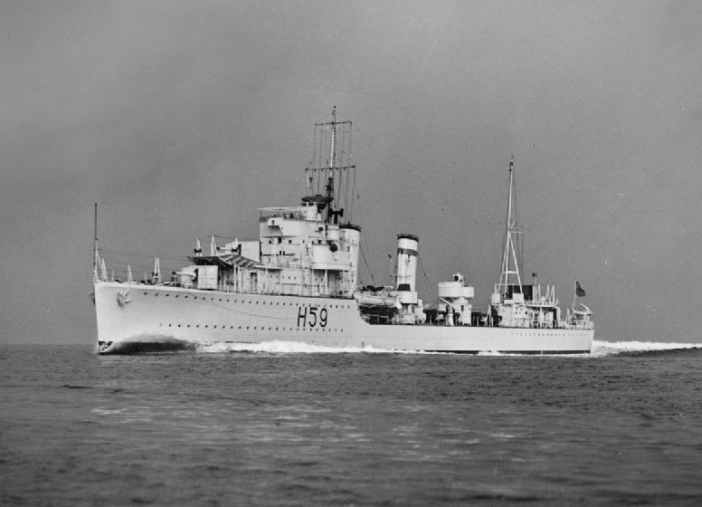 Photograph associated with HMS Gallant (H59)