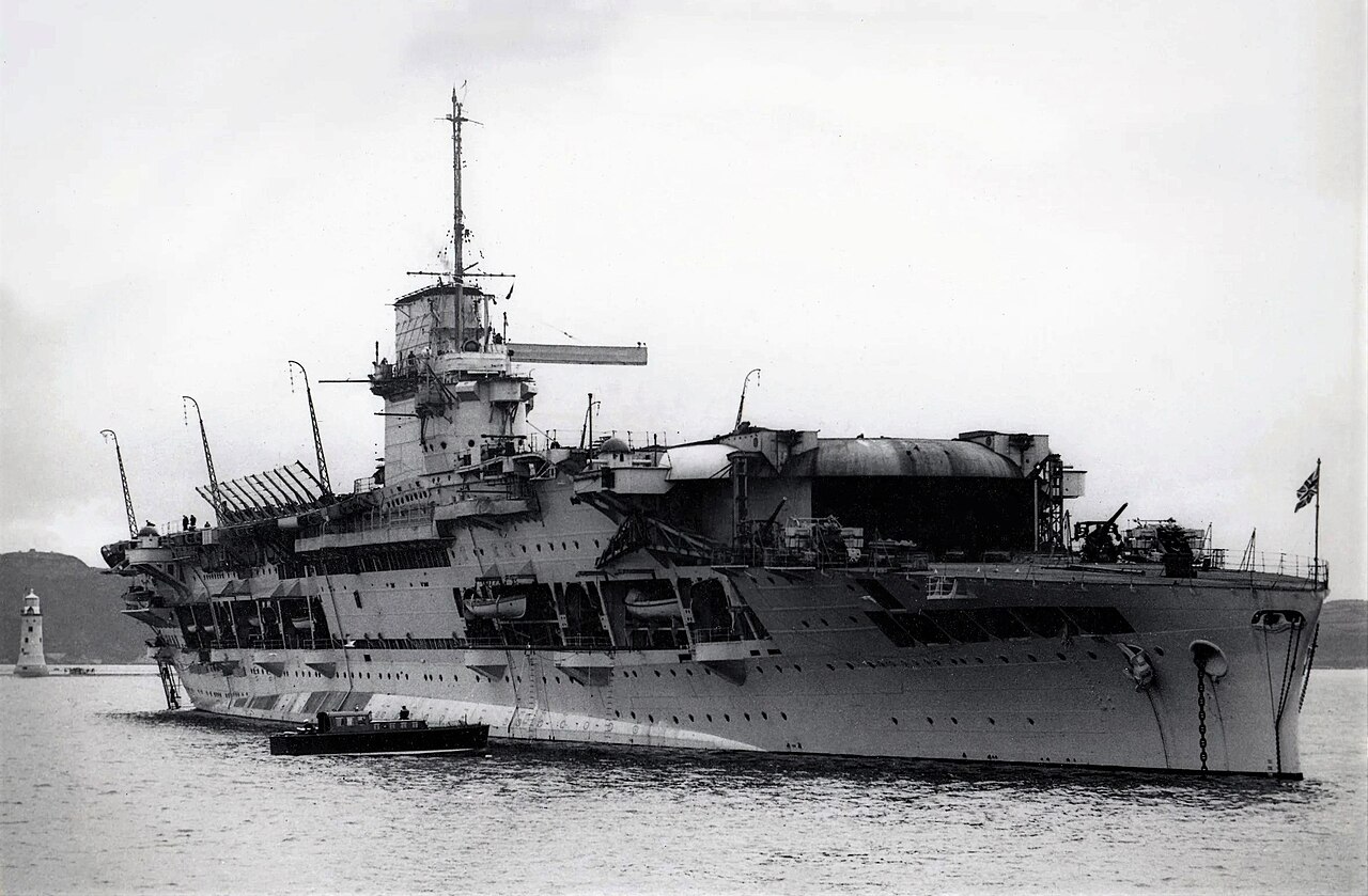 Photograph associated with HMS Glorious (77)