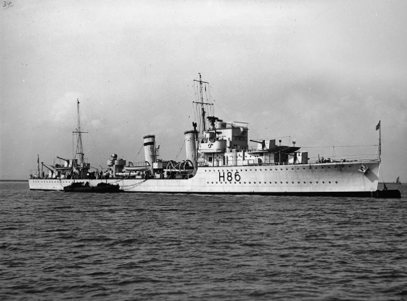 Photograph associated with HMS Grenade (H86)