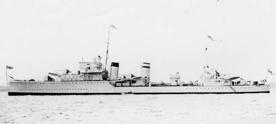 Photograph associated with HMS Grenville (H03)