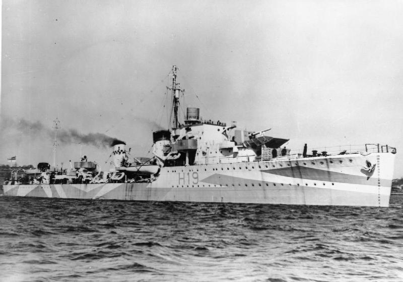 Photograph associated with HMS Harvester (H19)