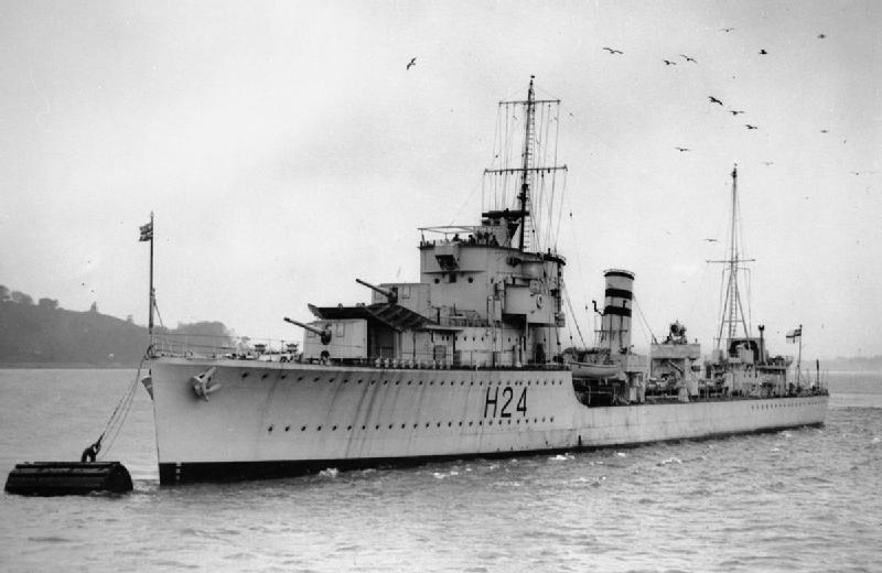 Photograph associated with HMS Hasty (H24)