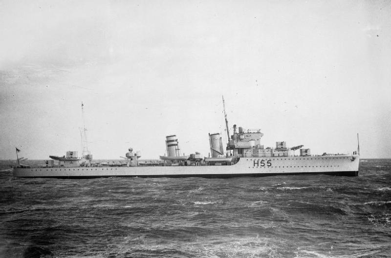 Photograph associated with HMS Hostile (H55)