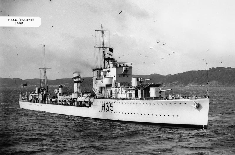 Photograph associated with HMS Hunter (H35)