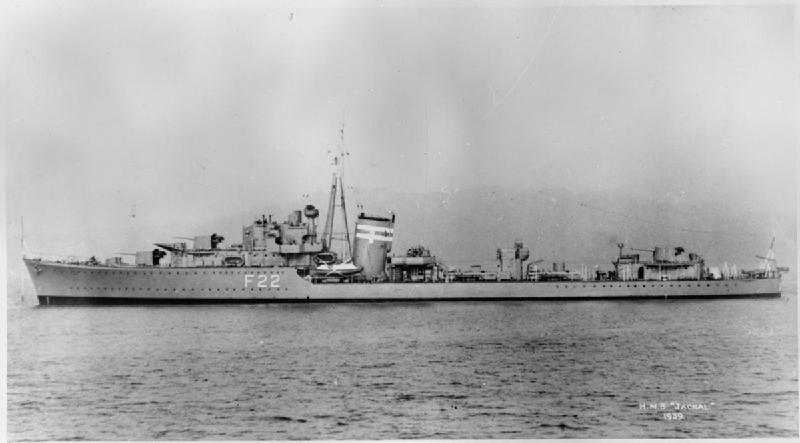 Photograph associated with HMS Jackal (F22)