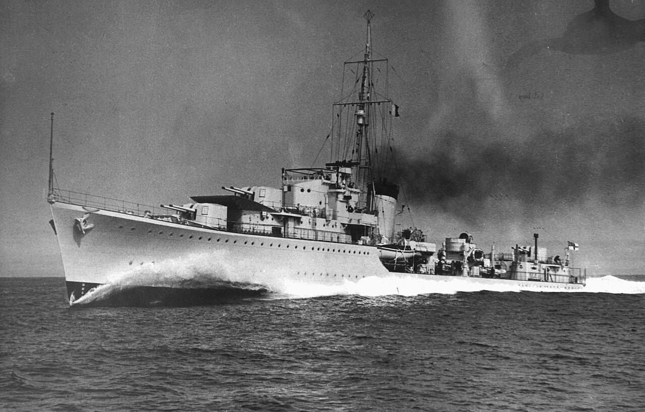 Photograph associated with HMS Kelly (F01)