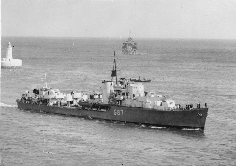Photograph associated with HMS Lance (G87)