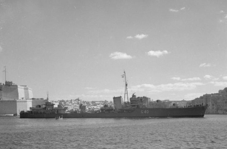 Photograph associated with HMS Lively (G40)