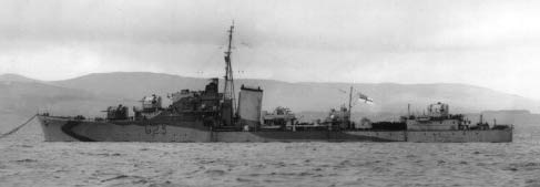 Photograph associated with HMS Mahratta (G23)