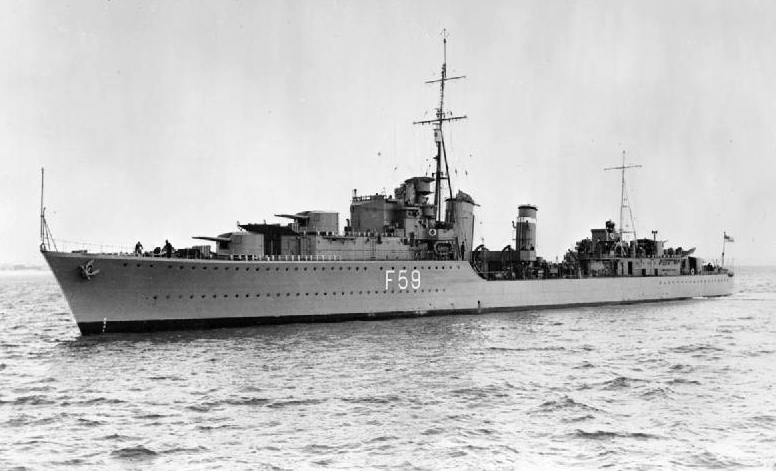 Photograph associated with HMS Mashona (F59)
