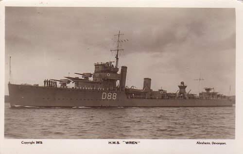 Photograph associated with HMS Wren (D88)