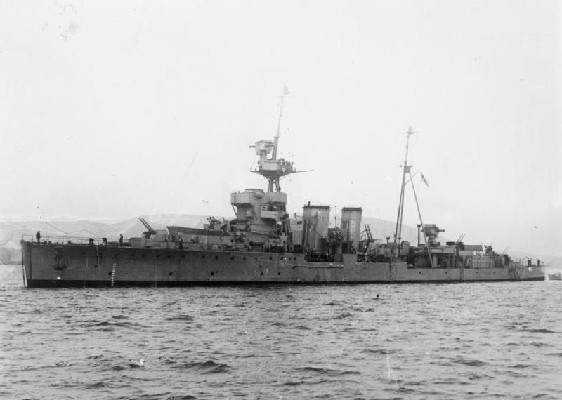 Photograph associated with HMS Curacoa (D41)