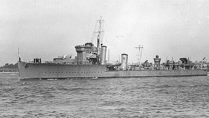 Photograph associated with HMS Whitley (L23)