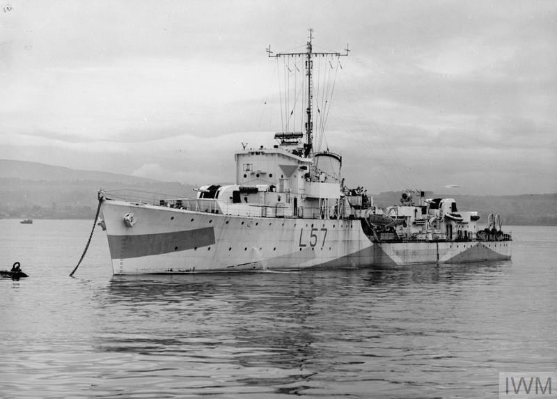 Photograph associated with HMS Limbourne (L57)